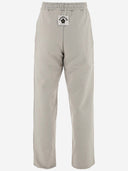 A Paper Kid Cotton Logo Pants