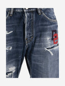 Dsquared2 cotton zerrissene Jeans