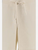 Jw Anderson Linen Blend Logo Short Pants