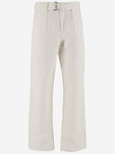Pantalon de coton JW Anderson avec ceinture