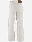 Pantalon de coton JW Anderson avec ceinture