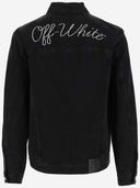 Off White Cotton Denim Jacket