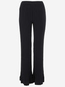 By Malene Birger Ribbed Cotton Blend Pants