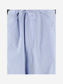 Pantaloni di cotone a strisce scarkpark