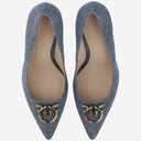 Pinko Denim Pumps With Logo