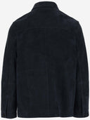 Giacca in pelle scamosciata Yves Salomon