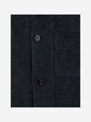 Giacca in pelle scamosciata Yves Salomon