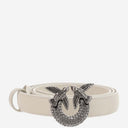 Pinko Love Birds Belt With Rhinestone Leather