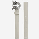 Pinko Love Birds Belt With Rhinestone Leather