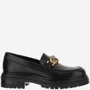 Pinko Love Birds Leather Loafers