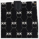 Pinko Monogrammed Chenille Tote Bag