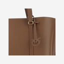 Pinko Large Leather Shopper Bag