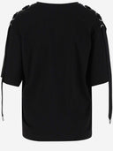 Pinko Cotton T Shirt With Laces