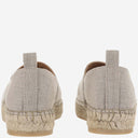 Afectores de yute de yute blanco con logotipo