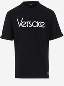 Versace Cotton T Shirt With Logo