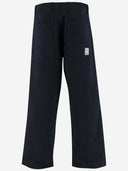Emporio Armani Cotton Wide Leg Pants