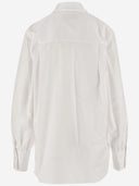 Wild Cashmere Poplin Shirt With Bow
