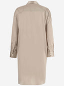 Wild Cashmere Stretch Silk Chemise Dress