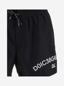 Costume da bagno in nylon Dolce & Gabbana con logo