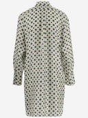 Alberto Biani Silk Chemisier With Printed Pattern
