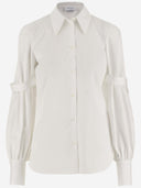 Off White Cotton Shirt