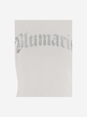 Blumarine stretch coton t-shirt avec logo