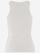 Blumarine stretch katoenen tanktop met logo
