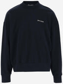 Palm Angels Cotton Sweatshirt With Logo