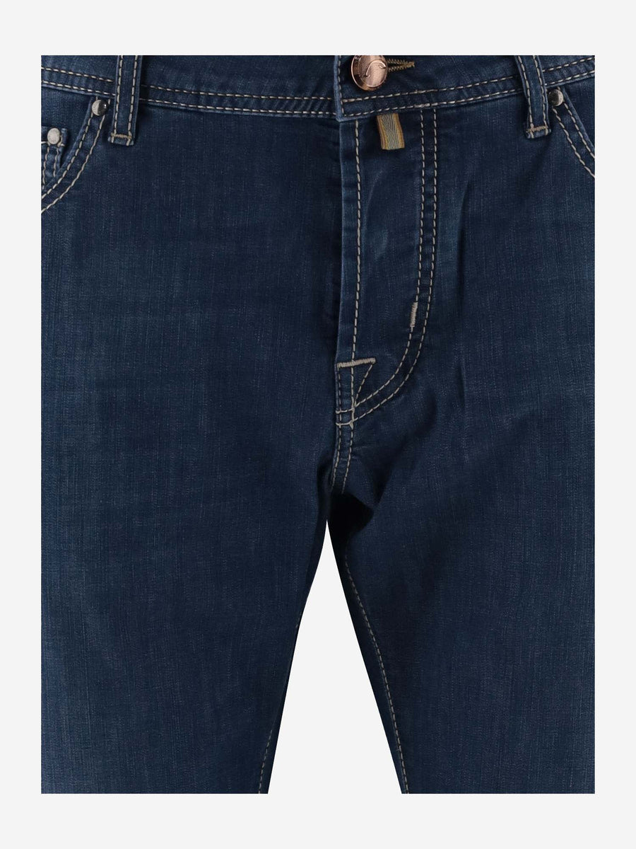 Jacob Cohen Cotton Blend Denim Jeans | Balardi