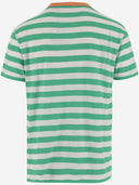 Polo Ralph Lauren Cotton T Shirt With Striped Pattern And Logo