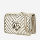 Pinko Mini Love Click Metal Chevron Bag