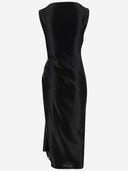 Robe de soie drapée Stephan Janson