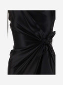 Robe de soie drapée Stephan Janson
