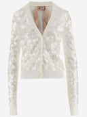 N°21 Sequined Cotton Cardigan