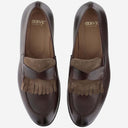Herve Chapelier Leather Loafers