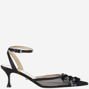 Mach & Mach Sequined Silk Blend Pumps