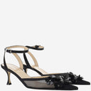 Mach & Mach Sequined Silk Blend Pumps