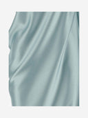 Stephan Janson Draped Satin Dress