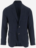 Giorgio Armani Viscose Blend Single Breasted Jacket