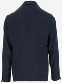 Giorgio Armani Viscose Blend Single Breasted Jacket