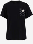 Karl Lagerfeld Cotton T Shirt With Logo