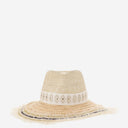 Ferruccio Vecchi Straw And Viscose Blend Hat With Embroidery
