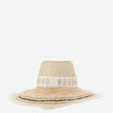 Ferruccio Vecchi Straw And Viscose Blend Hat With Embroidery