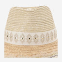 Ferruccio Vecchi Straw And Viscose Blend Hat With Embroidery