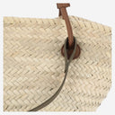 로고가있는 Filippo 카타르지 밀짚 가방