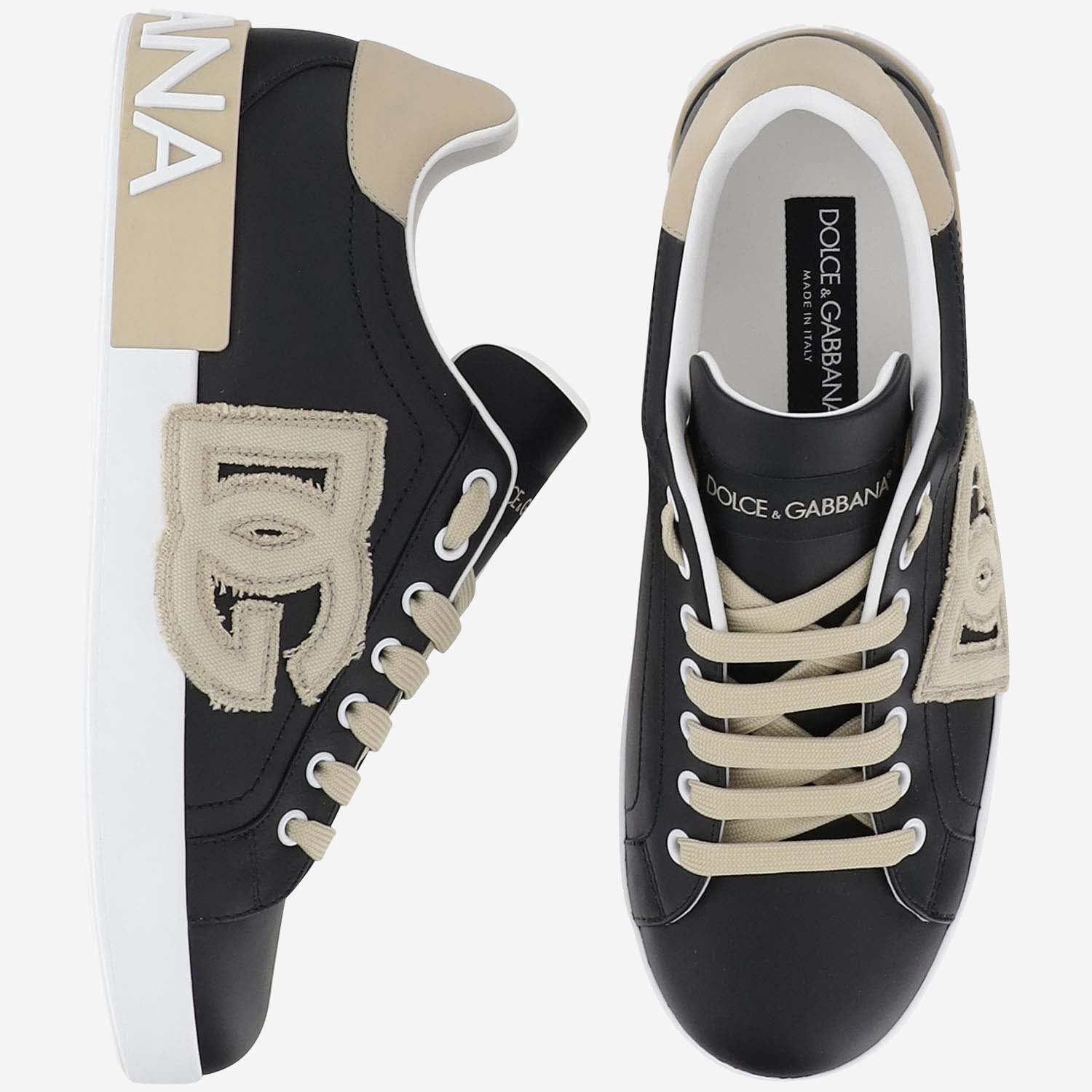Portofino Dolce E Gabbana Scarpe Uomo 2021 Sneaker In Pelle Dolce