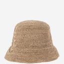 Chapeau Ibeliv Raffia avec motif floral