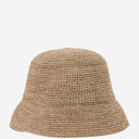 Chapeau Ibeliv Raffia avec motif floral