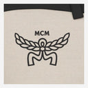 Mcm Cotton Canvas And Leather Himmel Shoulder Bag
