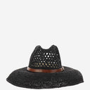 Cappello ibeliv rafia con cinturino in pelle
